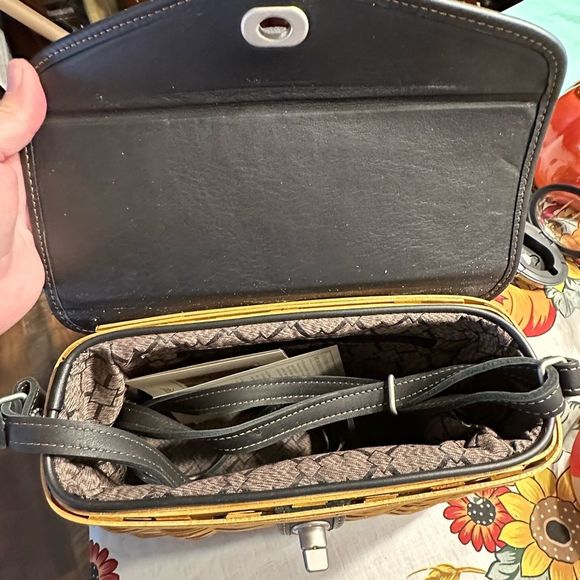 Vintage Longaberger Hostess Only Purse Shoulder Bag Basket 2004 - Picture 9 of 9